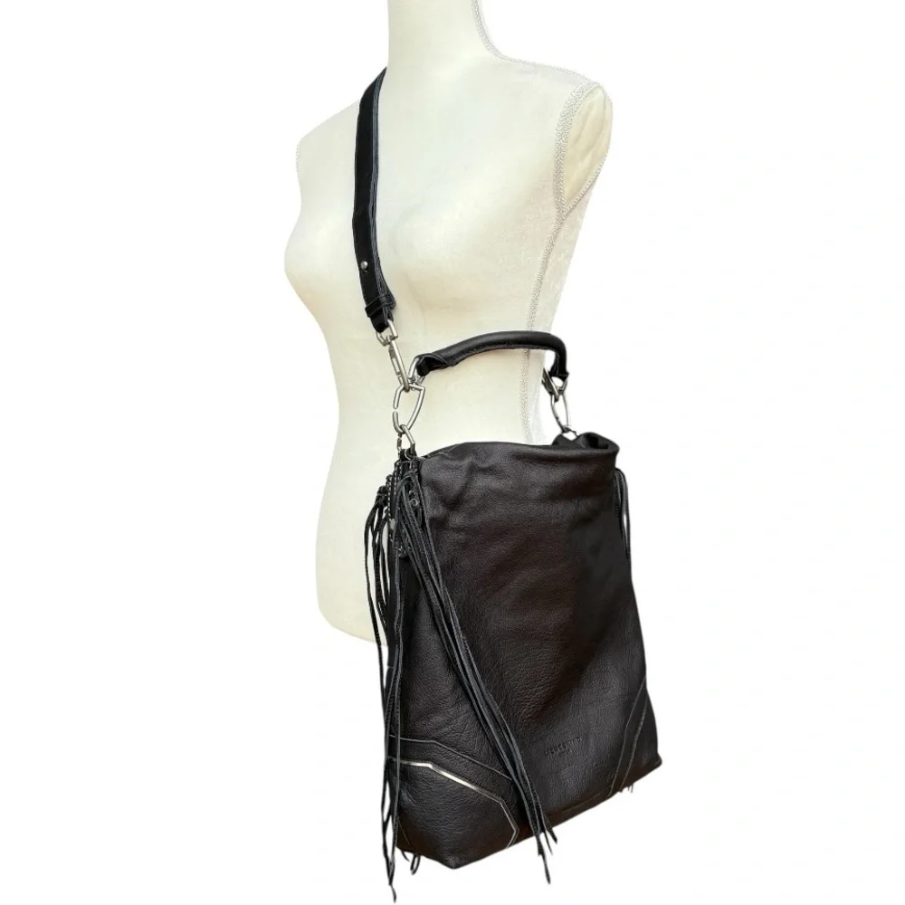 Liebeskind Berlin Fringe Leather Hobo Bag